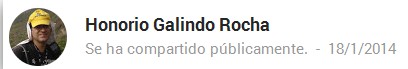 Pulsa sobre la imagen para acceder a las fotos de Honorio Galindo