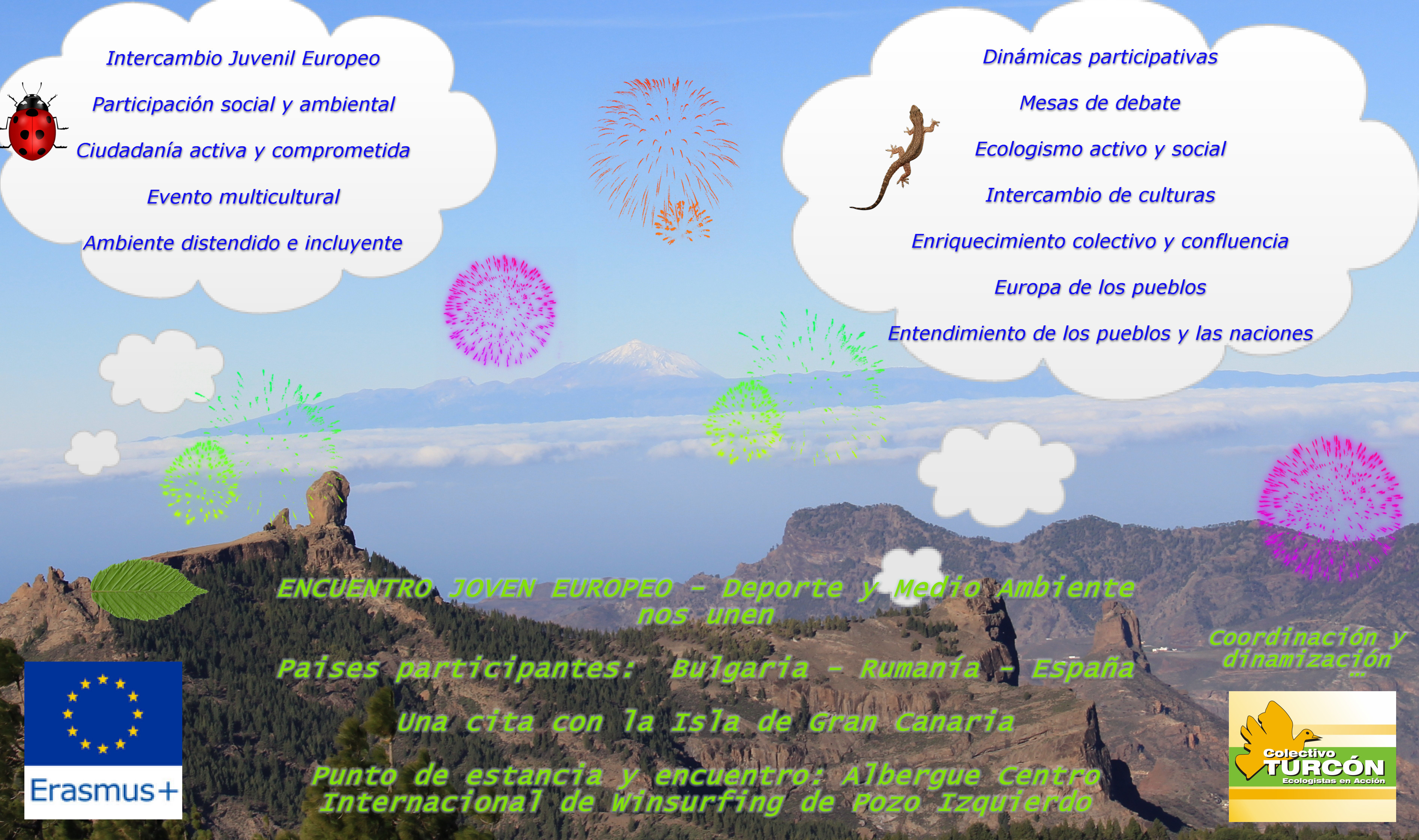 Cartel del Encuentro de jovenes europeos